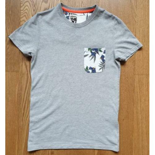 Superdry heren t-shirt grijs mt XS