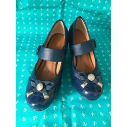 Vintage Retro Rockabilly Sailor Hakken Blauw 38