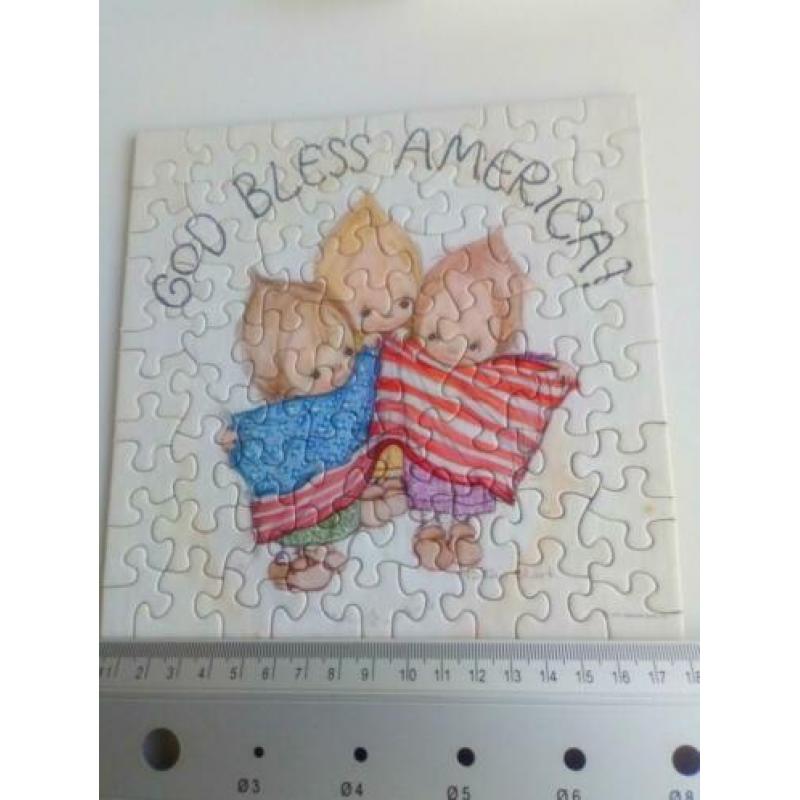 Puzzel God bless Amerika mini Jigsaw puzzle Betsey Clark 70