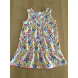 Nieuw! Jurkje / zomerjurkje bloemen Maat 80/86