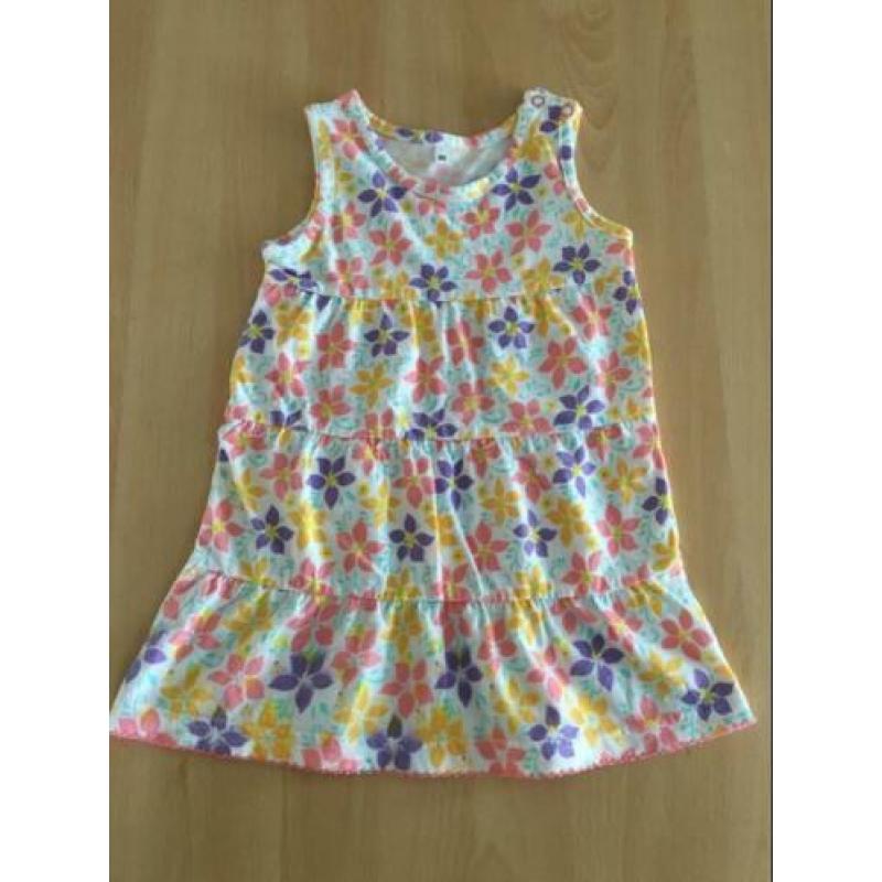 Nieuw! Jurkje / zomerjurkje bloemen Maat 80/86