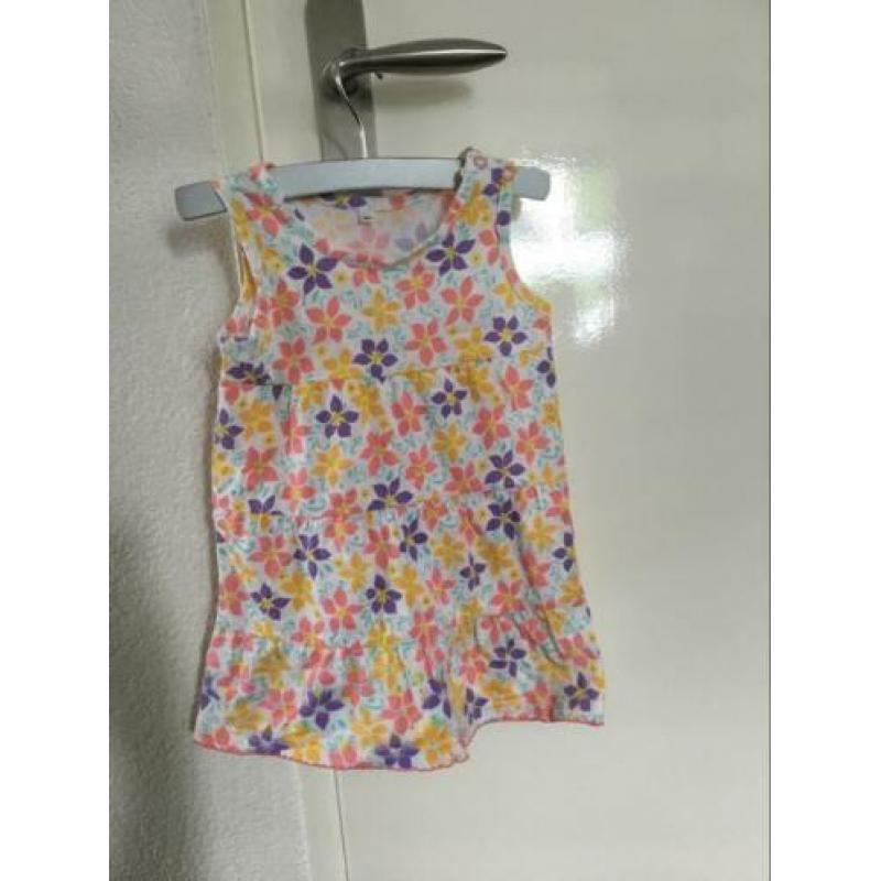 Nieuw! Jurkje / zomerjurkje bloemen Maat 80/86