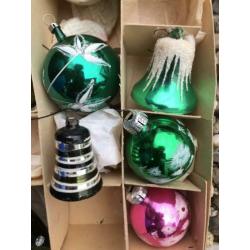 Oude kerstballen