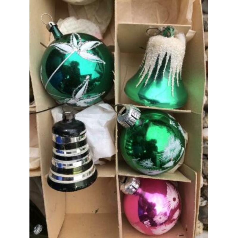 Oude kerstballen
