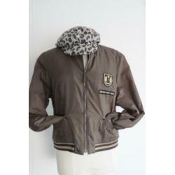 PULLS, stoer/chique bomberjasje in ARMY tint maat 44/46