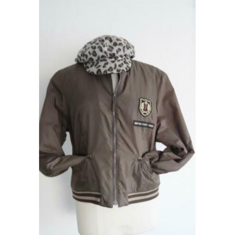 PULLS, stoer/chique bomberjasje in ARMY tint maat 44/46