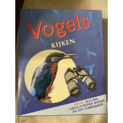 Vogels kijken, boekje met verrekijker voor kinderen