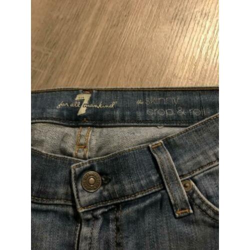 Seven jeans maat 28 crop & roll skinny