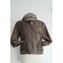 PULLS, stoer/chique bomberjasje in ARMY tint maat 44/46