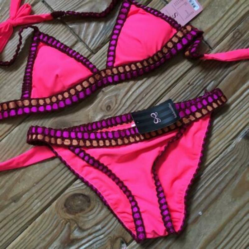 HUNKEMÖLLER- Mt XS S 34 36 bikini NIEUW! Roze