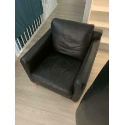 2 echt leren stoelen