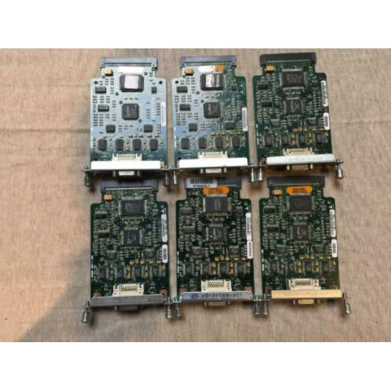6x Cisco WIC-2T 2-Port Serial WAN module