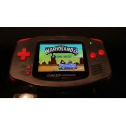 Gameboy advance met ips v2 scherm en games