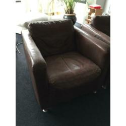 Fauteuils (2) zadelleer