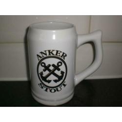 Mooie stenen pul Anker Stout bier