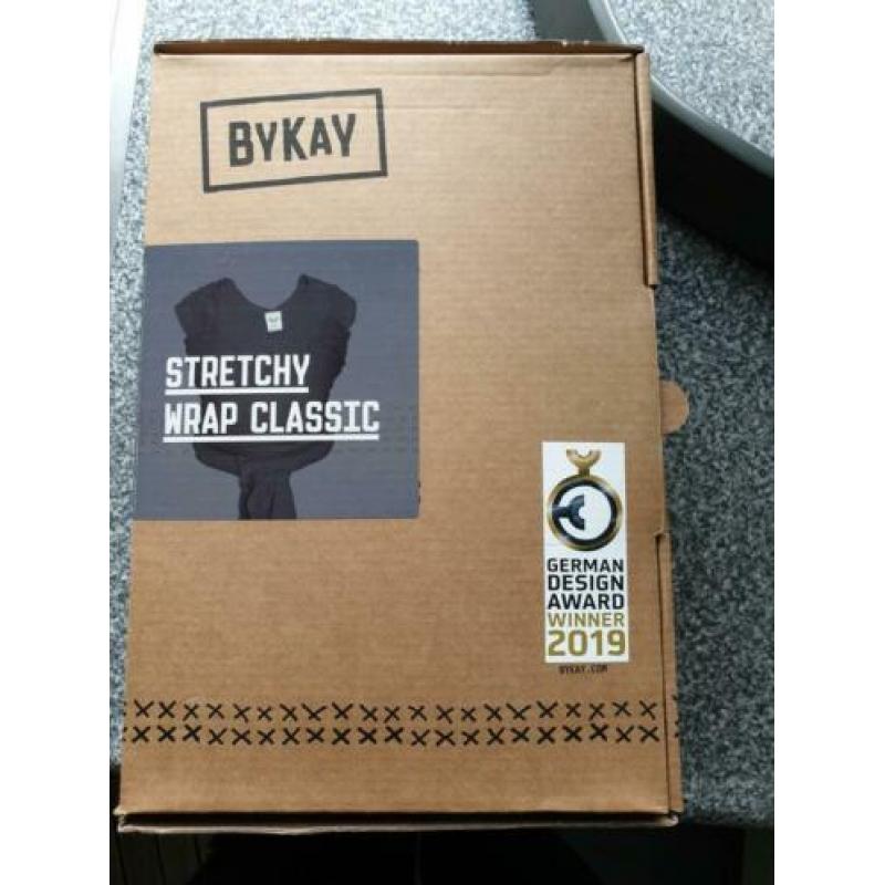 Bykay draagdoek 3x gebruikt gewoon nieuw antraciet grijs