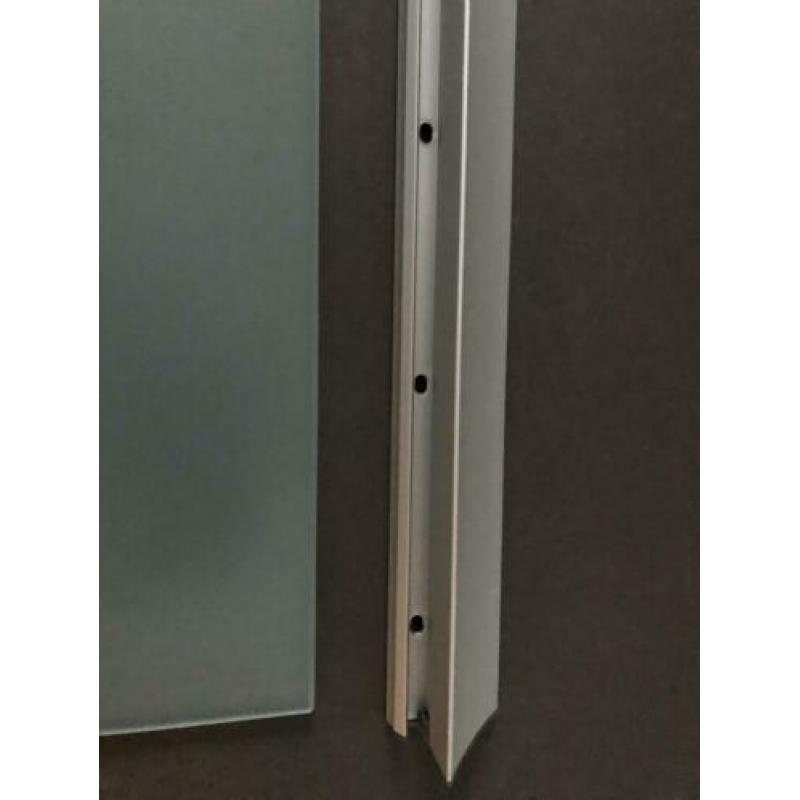 Melkglas ophangplank wandplank 1.18 mt, zgan