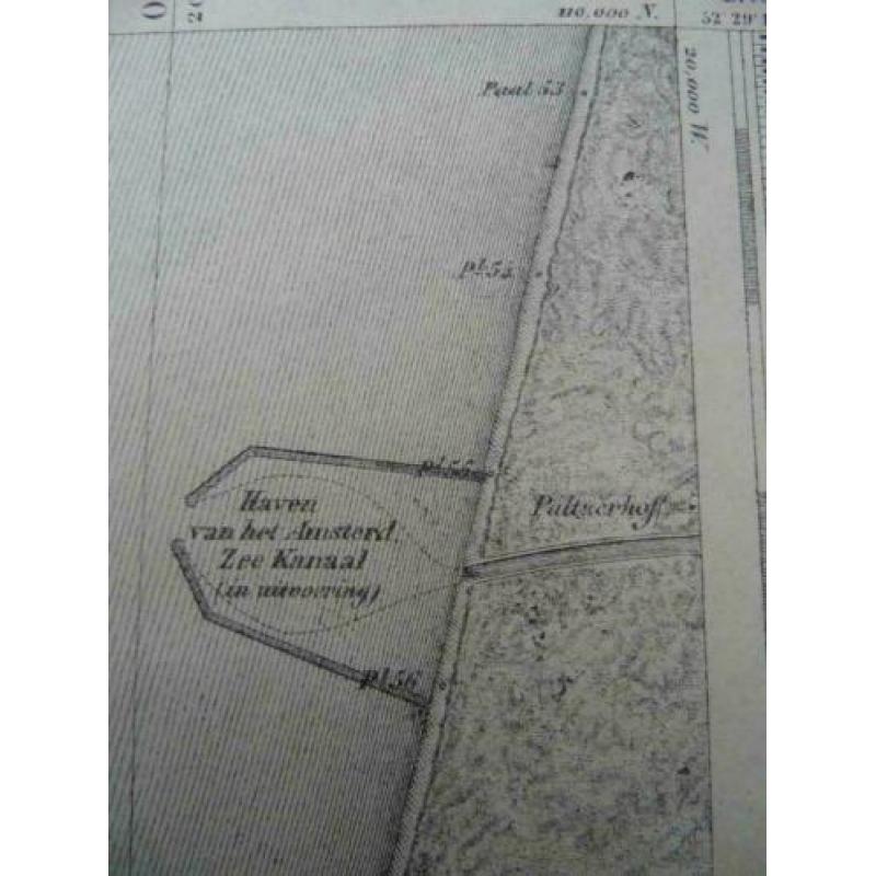 076 / Hillegom / Middendam / Exercitieveld Litho 1875