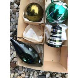 Oude kerstballen