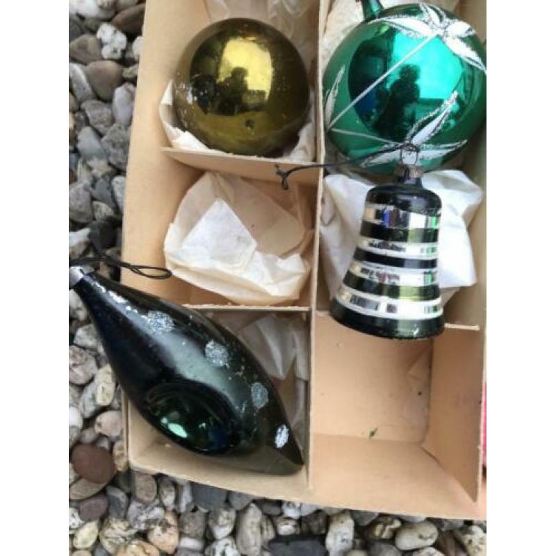 Oude kerstballen