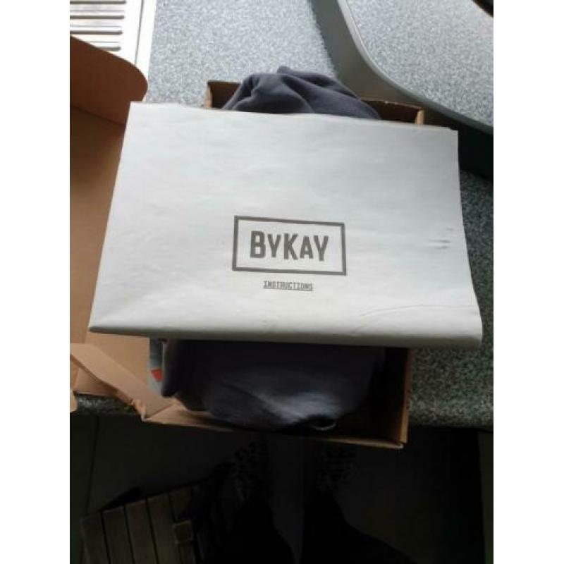 Bykay draagdoek 3x gebruikt gewoon nieuw antraciet grijs