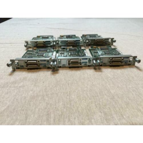 6x Cisco WIC-2T 2-Port Serial WAN module
