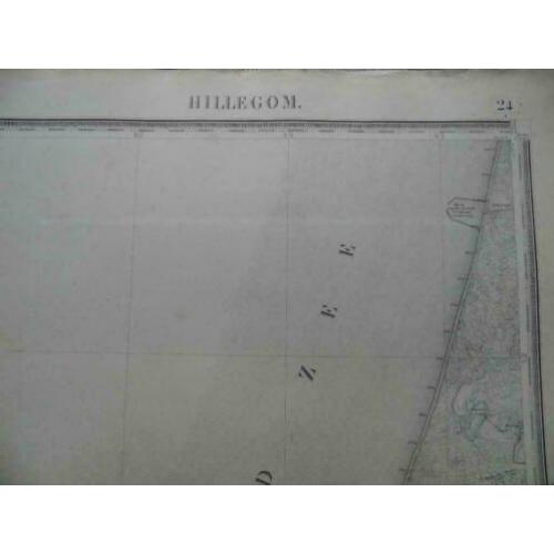 076 / Hillegom / Middendam / Exercitieveld Litho 1875