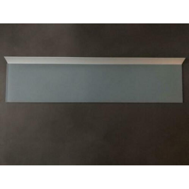 Melkglas ophangplank wandplank 1.18 mt, zgan