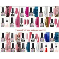 E11 roze pink soak off UV gel nieuw in verpakking