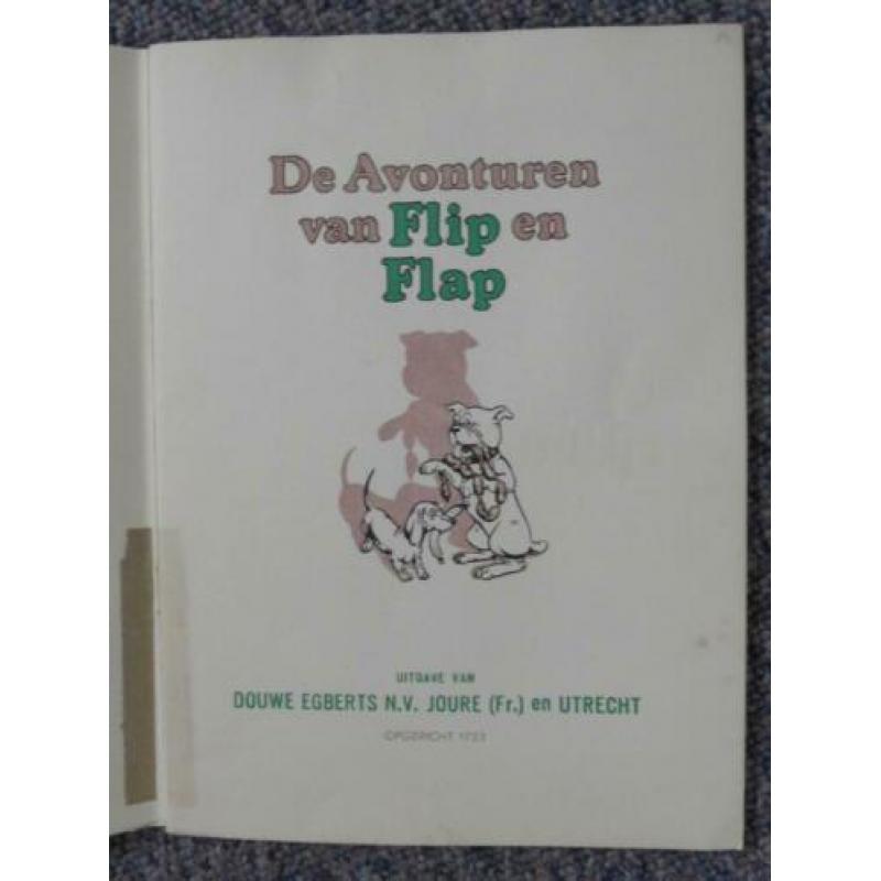 DE plaatjesalbum:De avonturen van Flip en Flap (4 delen)1950