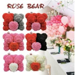 Rozen beer - Infinity roos - Liefde - Kado - Hart - Jarig