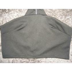 Korte strapless haltertop Eight maat M