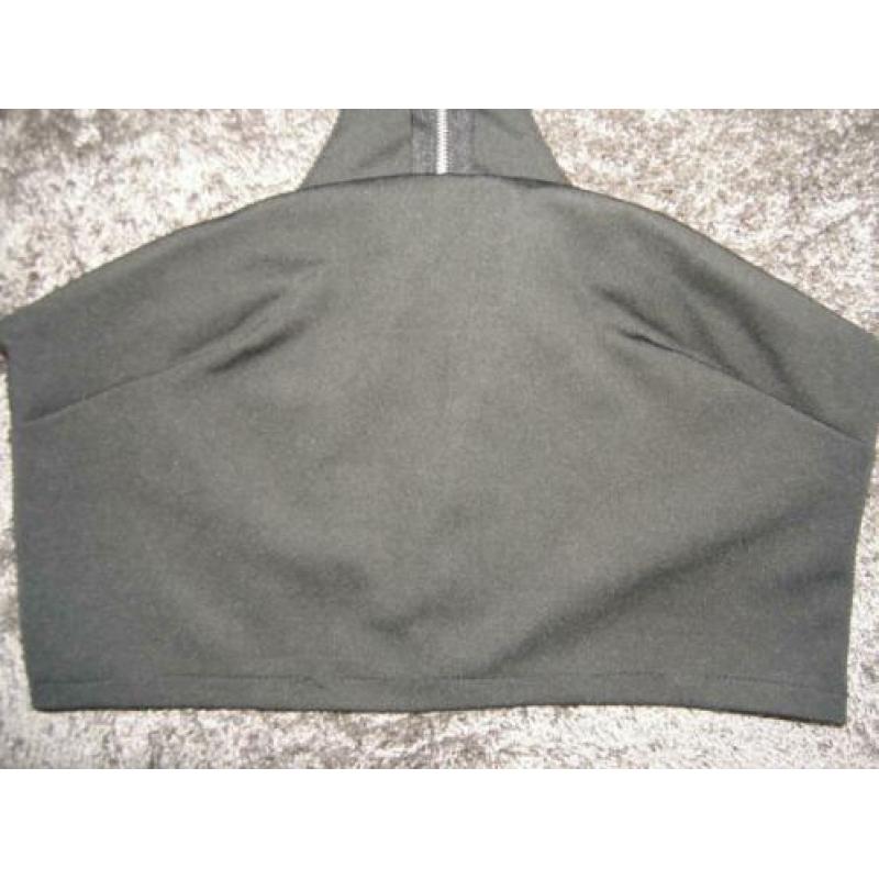 Korte strapless haltertop Eight maat M