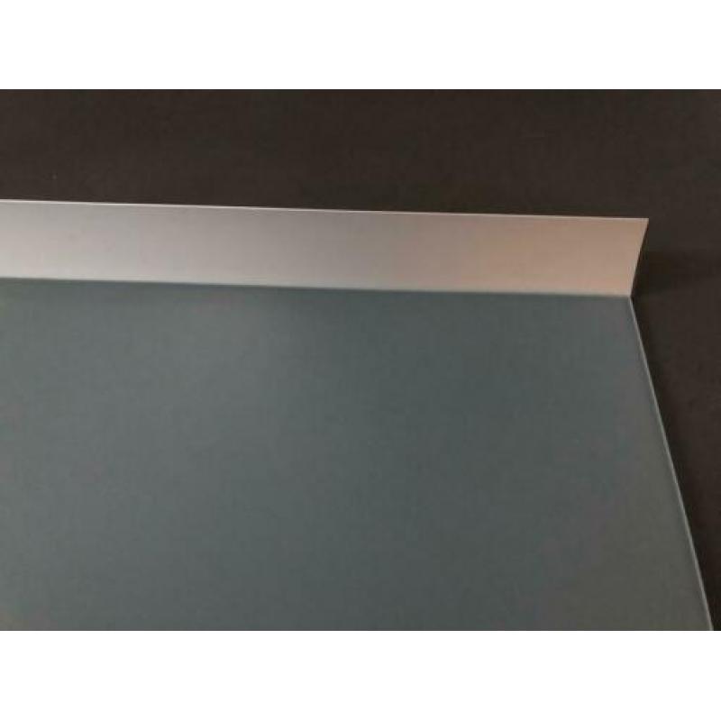 Melkglas ophangplank wandplank 1.18 mt, zgan