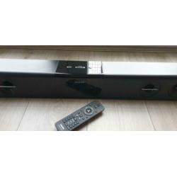 philips sound bar. inclusief afstandsbediening.