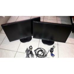 2 x Liyama prolite E2483 H full HD monitor nieuwstaat