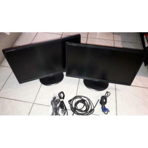 2 x Liyama prolite E2483 H full HD monitor nieuwstaat