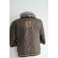 PULLS, stoer/chique bomberjasje in ARMY tint maat 44/46
