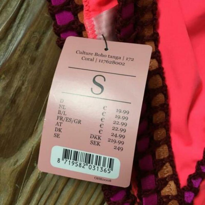 HUNKEMÖLLER- Mt XS S 34 36 bikini NIEUW! Roze