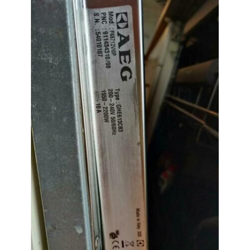 AEG xxl vaatwasser type: ghe613cb3 (schade)