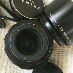 4x Asahi Pentax Takumar in super-staat! 200, 150, 105, 35 mm