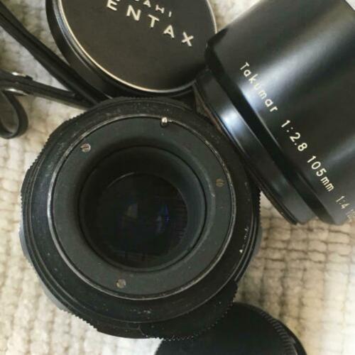4x Asahi Pentax Takumar in super-staat! 200, 150, 105, 35 mm