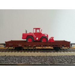 Märklin H0 46972 - Platte wagen met bulldozer