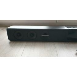 philips sound bar. inclusief afstandsbediening.