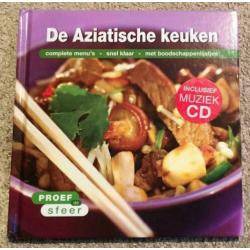 Boek : De Aziatische Keuken + Een Muziek Cd