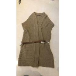 Liu jo dames mouwloos vest met riem