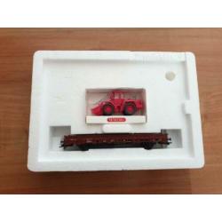 Märklin H0 46972 - Platte wagen met bulldozer