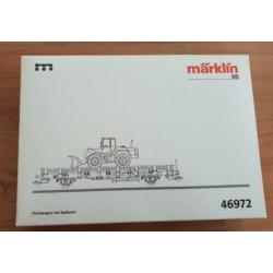 Märklin H0 46972 - Platte wagen met bulldozer
