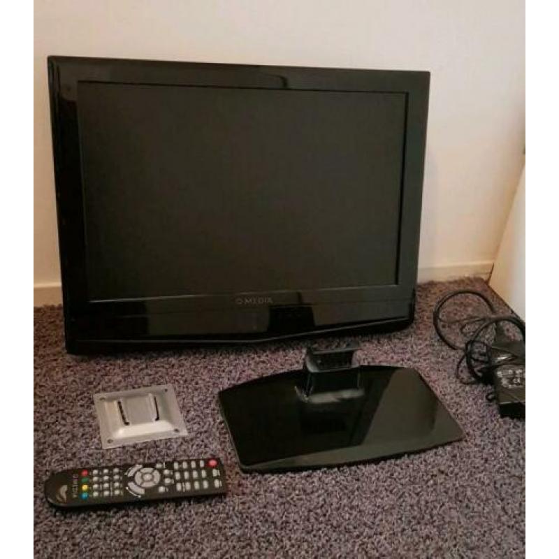 Mooie tv Qmedia Q.media met dvd voor bijvoorbeeld slaapkamer