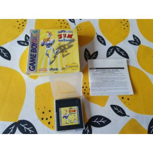 Nintendo Game Boy Color Earthworm Jim Menace 2 the Galaxy